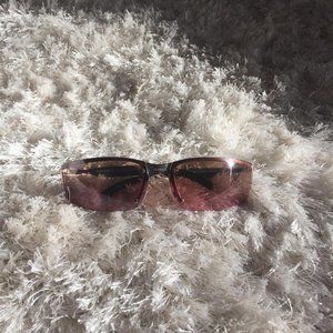 True Vintage 90s CHANEL Sunglasses Pink gradient